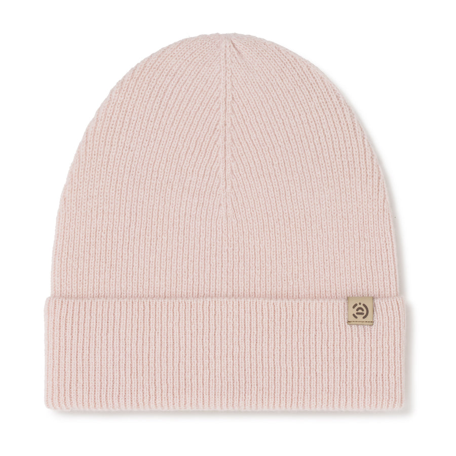 Cienka czapka merino z kaszmirem damska Soft Rose