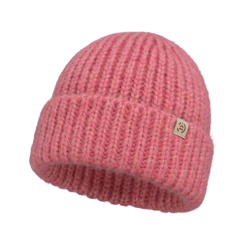 Czapka zimowa damska wełniana Puchatka Candy Pink