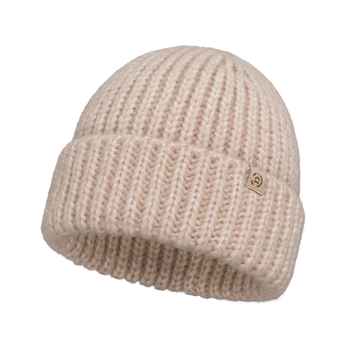 Czapka zimowa damska wełniana Puchatka Vanilla Beige
