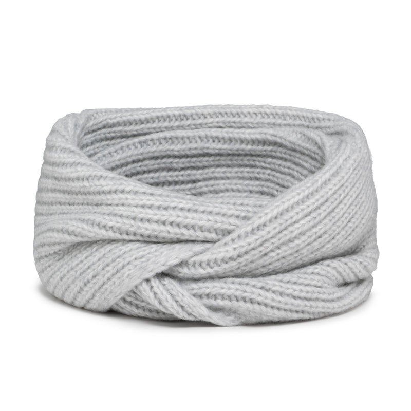 Komin zimowy wełniany Puchatek Ice Grey